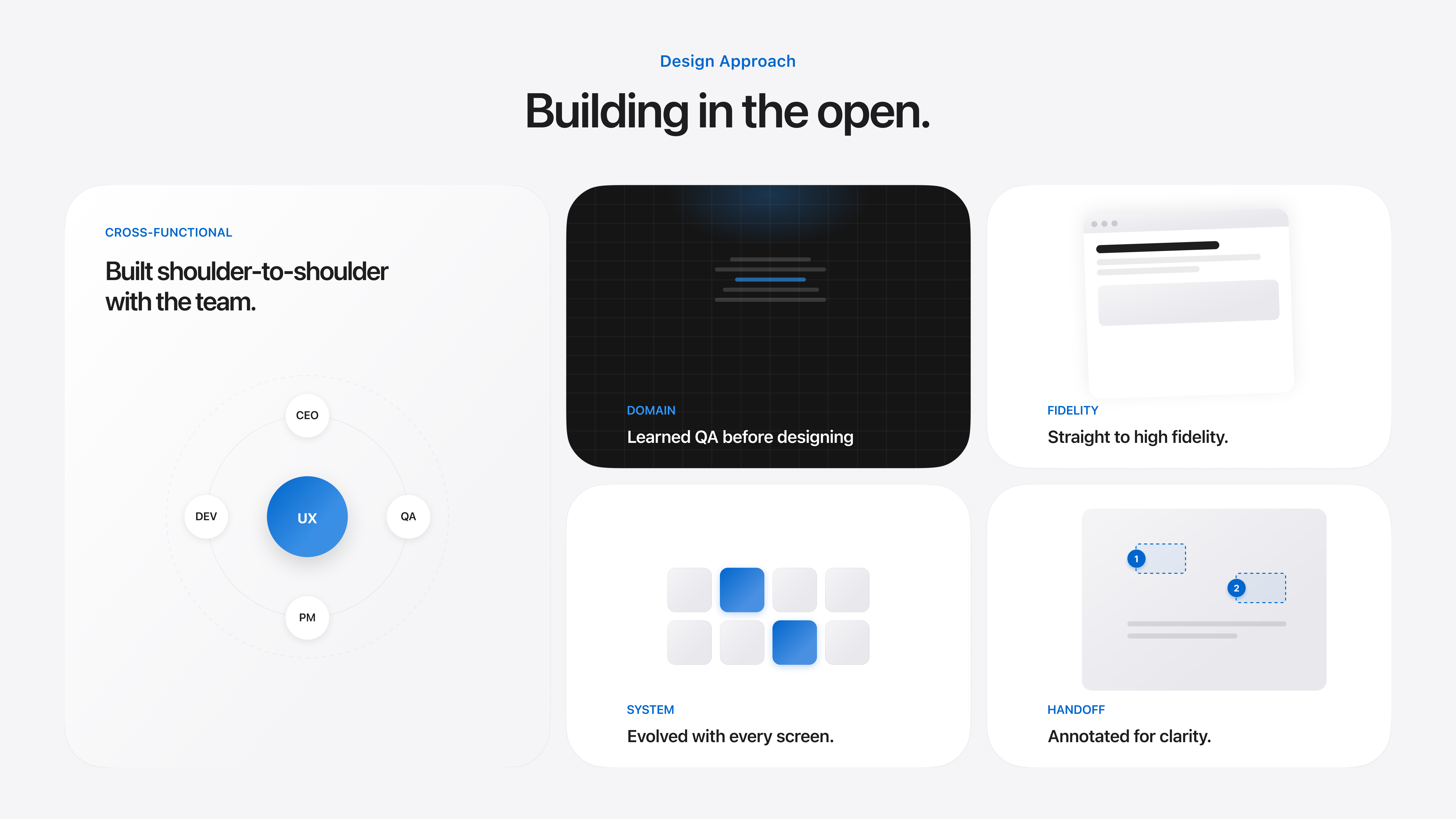 building in the open
